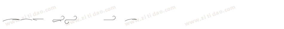 Hiluck Swash字体转换